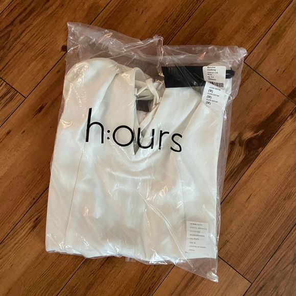 NWT H:ours Haider $158 Mini Dress White Strapless - Picture 2 of 8